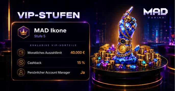 MAD Casino VIP banner